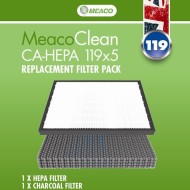 Gaisa attīrītāja filtrs CA-HEPA 119x5 Meaco